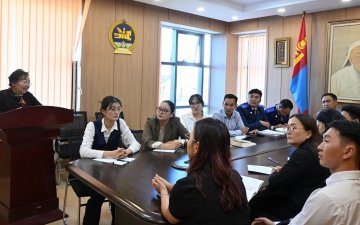 “ЁС ЗҮЙ ХАРИУЦЛАГА” СЭДЭВТ УУЛЗАЛТ ЗОХИОН БАЙГУУЛЛАА