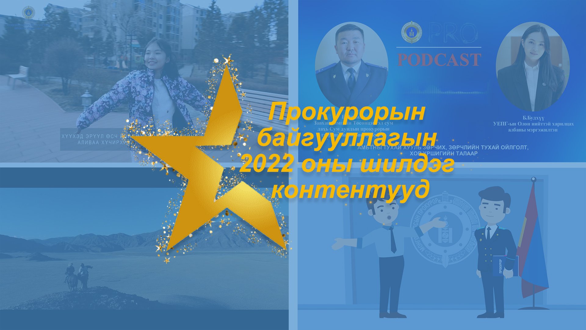 ПРОКУРОРЫН БАЙГУУЛЛАГЫН 2022 ОНЫ ШИЛДЭГ КОНТЕНТУУД