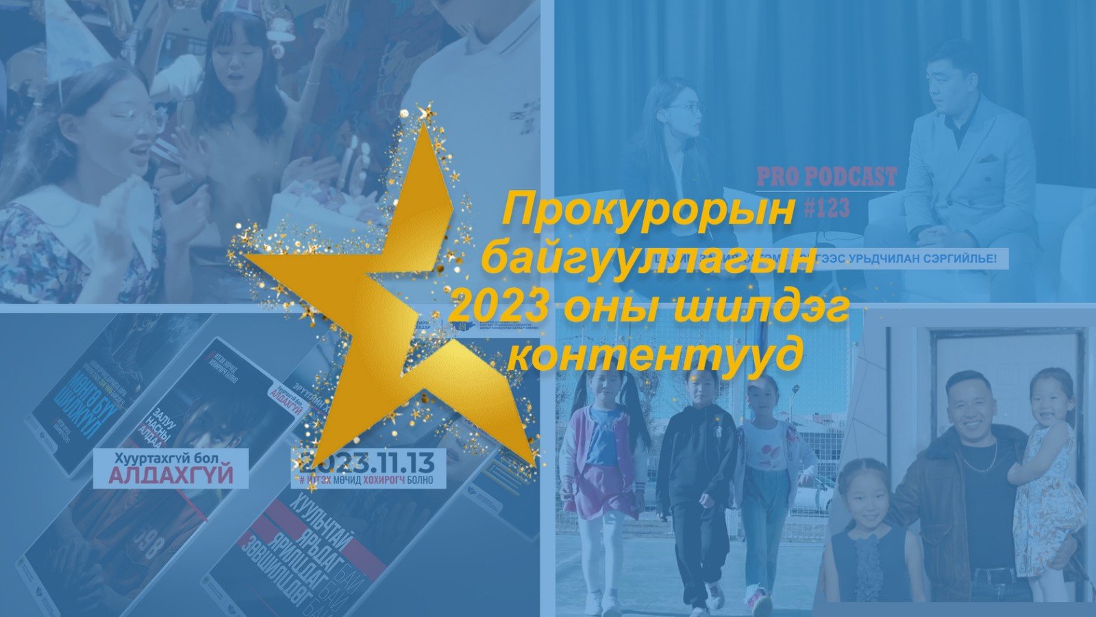 ПРОКУРОРЫН БАЙГУУЛЛАГЫН 2023 ОНЫ ШИЛДЭГ КОНТЕНТУУД