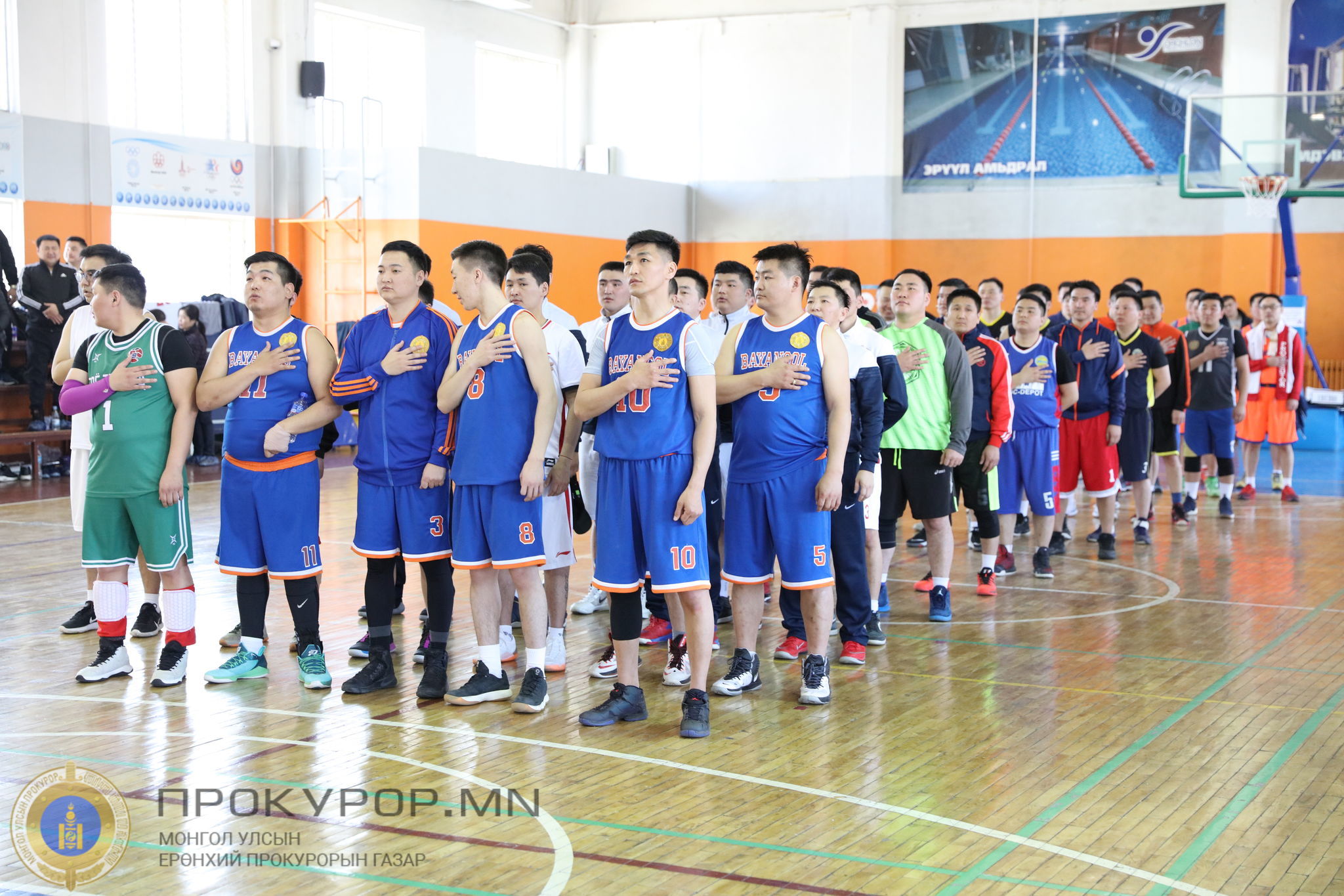 БИЕИЙН ТАМИР СПОРТЫН ЗӨВЛӨЛӨӨС САГСАН БӨМБӨГИЙН СПОРТЫН МАСТЕР Л.БАДРАЛТЫН НЭРЭМЖИТ “ПРОКУРОР 3Х3 – 2019” ТЭМЦЭЭНИЙГ АМЖИЛТТАЙ ЗОХИОН БАЙГУУЛЛАА